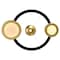 Cwi Lighting Deux Lunes LED Chandelier With Sun Gold & Black Finish 1215P37-2-625 - alternate 3
